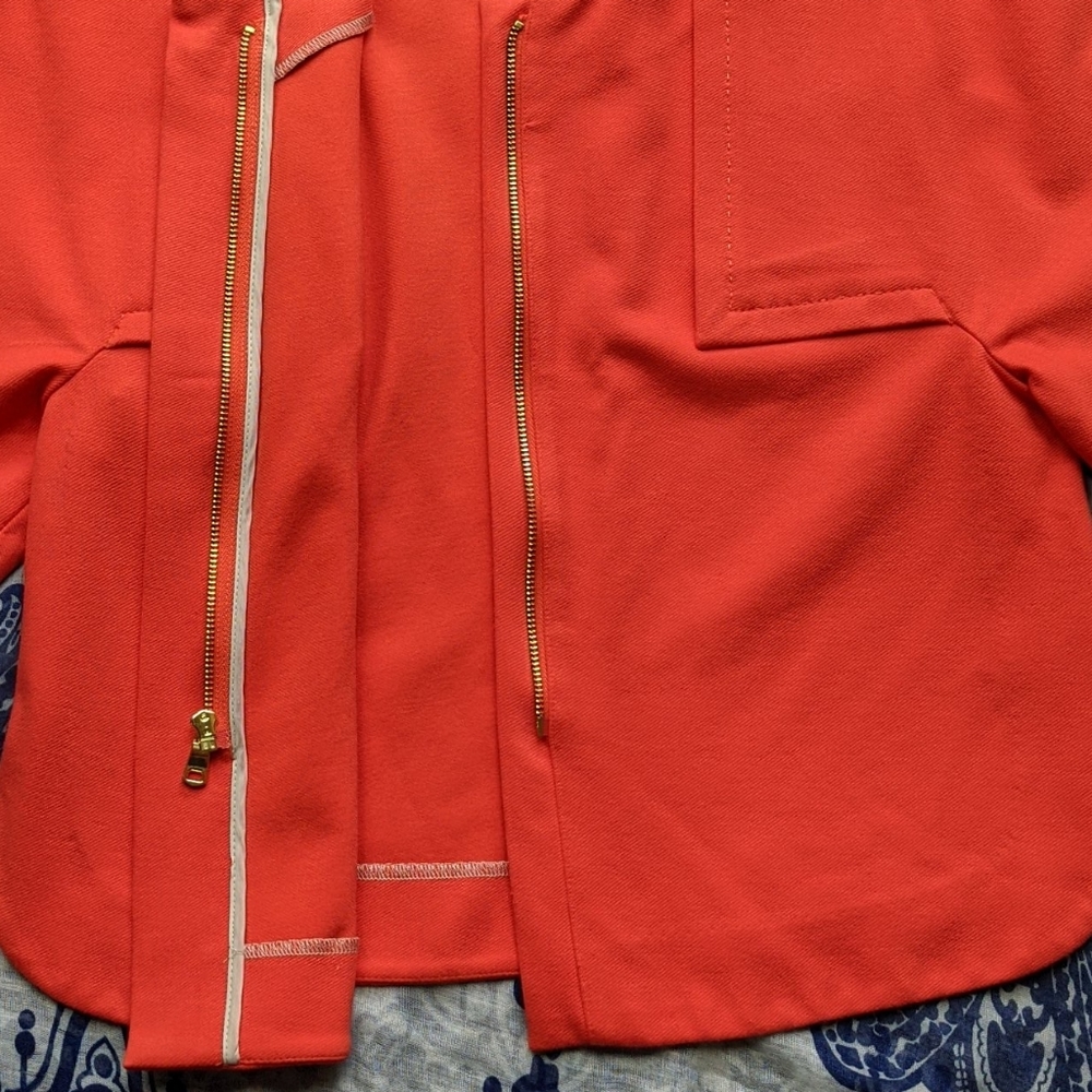 Chico's Garibaldi Twill Ponte 3/4 Jacket - Small - Picture 8 of 10